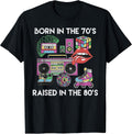 Born in 70s Raised 80s Cool Gen X Throwback Vibes Men Women T-Shirt Unisex T-shirt, Sweatshirt, Hoodie, Long Sleeve Tee