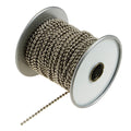 Number 6 Nickel Plated Steel Ball Chain 100 Foot Spool