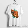 Classic Iran Map Orange Tabby Cat Illustration Iran Unisex T-shirt, Sweatshirt, Hoodie, Long Sleeve Tee