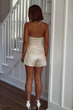 A Night to Remember Mini Romper - Gold (FINAL SALE)