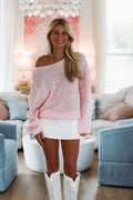 Pink Haze Sweater - Baby Pink