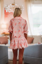 Heavenly Hues Top and Skirt Set - Pink