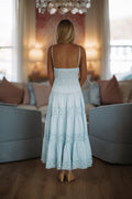 Romance Edit Midi Dress - Baby Blue