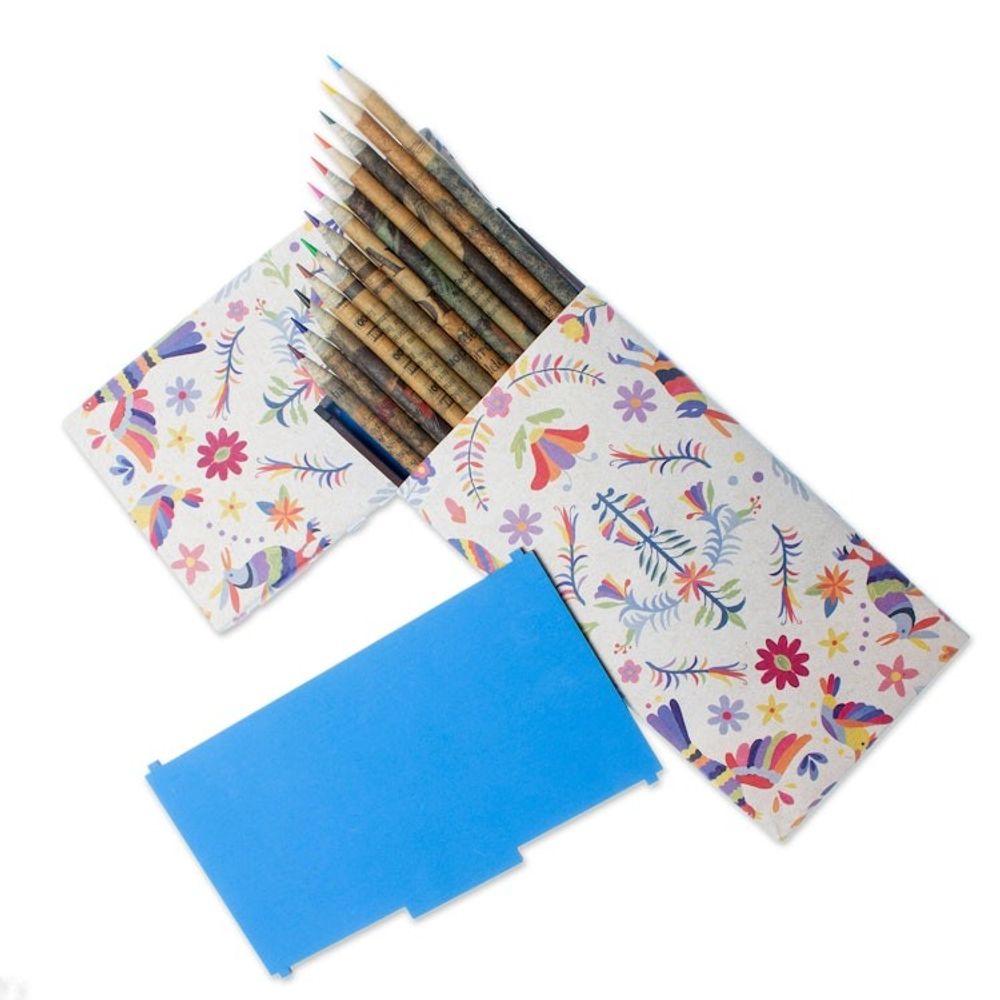 Eco-Friendly Boxed Colored Pencil Set Set of 12 'Color My World'