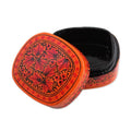 Hand Painted Papier Mache Decorative Box from India 'Graceful Delight'