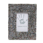 Recycled Paper Multicolored Photo Frame from Bali 3x5 'Straw Memories'