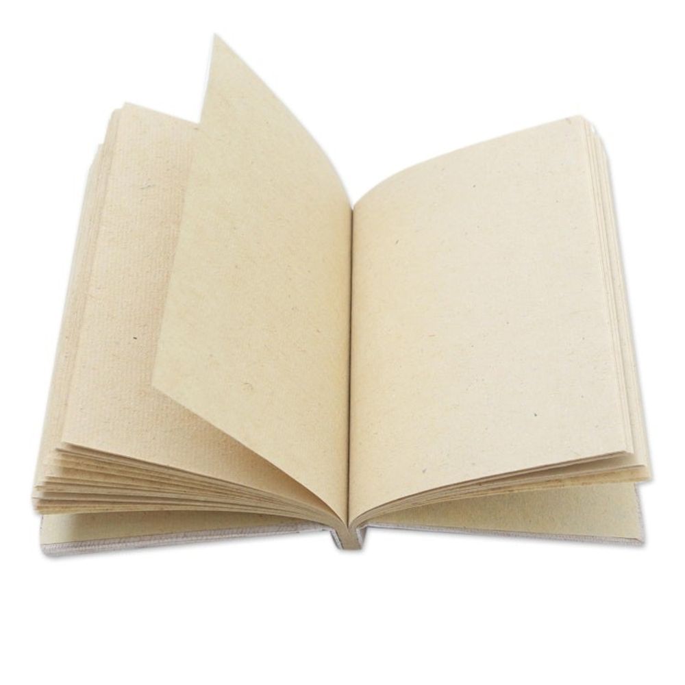 Fern Wood and Rice Straw Paper Journal from Bali 'Natural Life'
