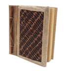 Eco-Friendly Natural Fiber Journal with Rice Straw Paper 'Brownstone'