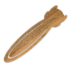 Handcrafted Recycled Teak Wise Owl Theme Bookmark 'Wisdom of the Owl'