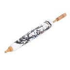 Hand-Painted Cotton and Bamboo Parasol 'Peaceful Cranes'