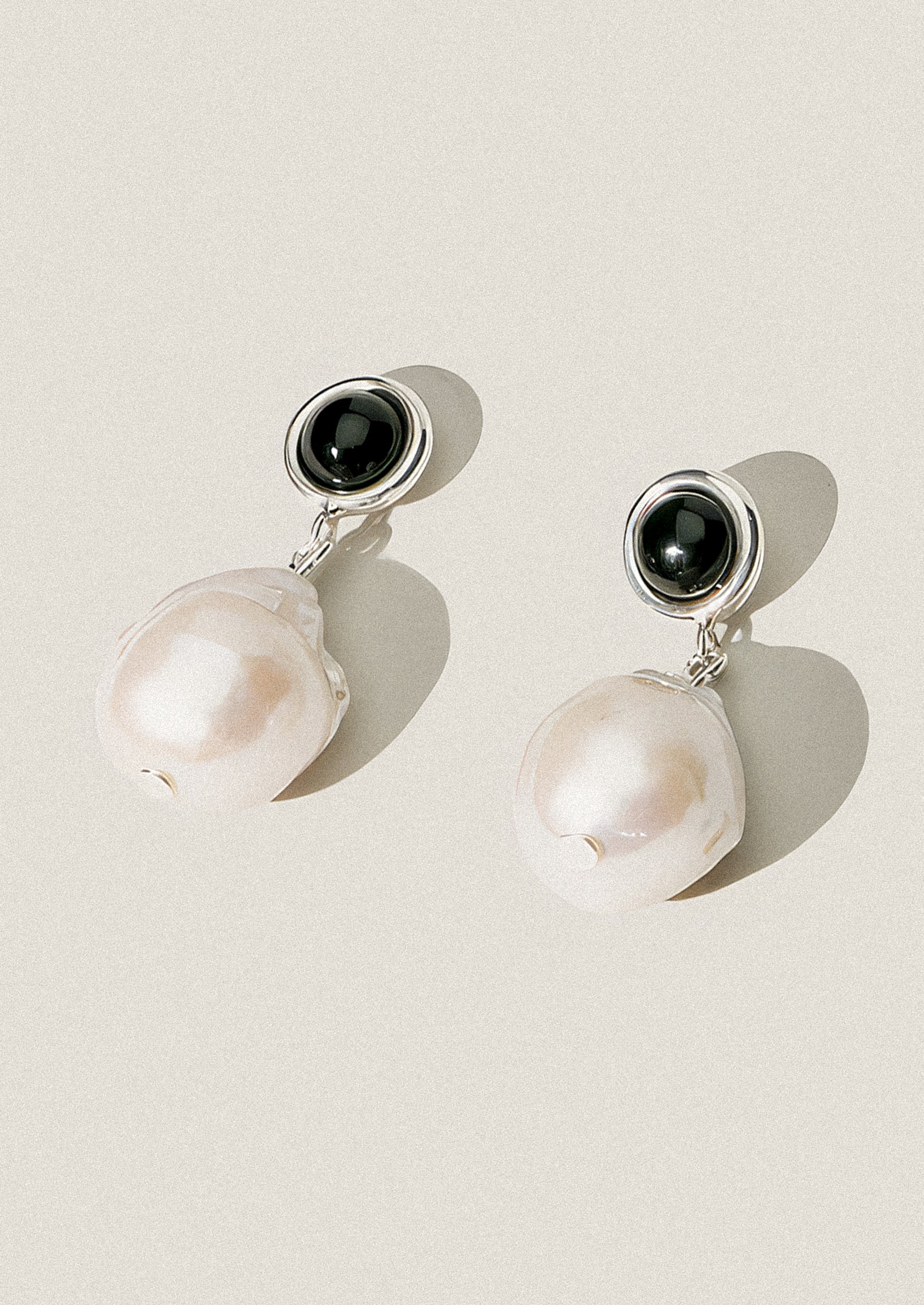 Laurel Baroque Pearl Earrings
