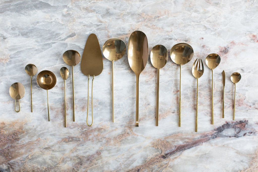 Lue Brass Serving Collection