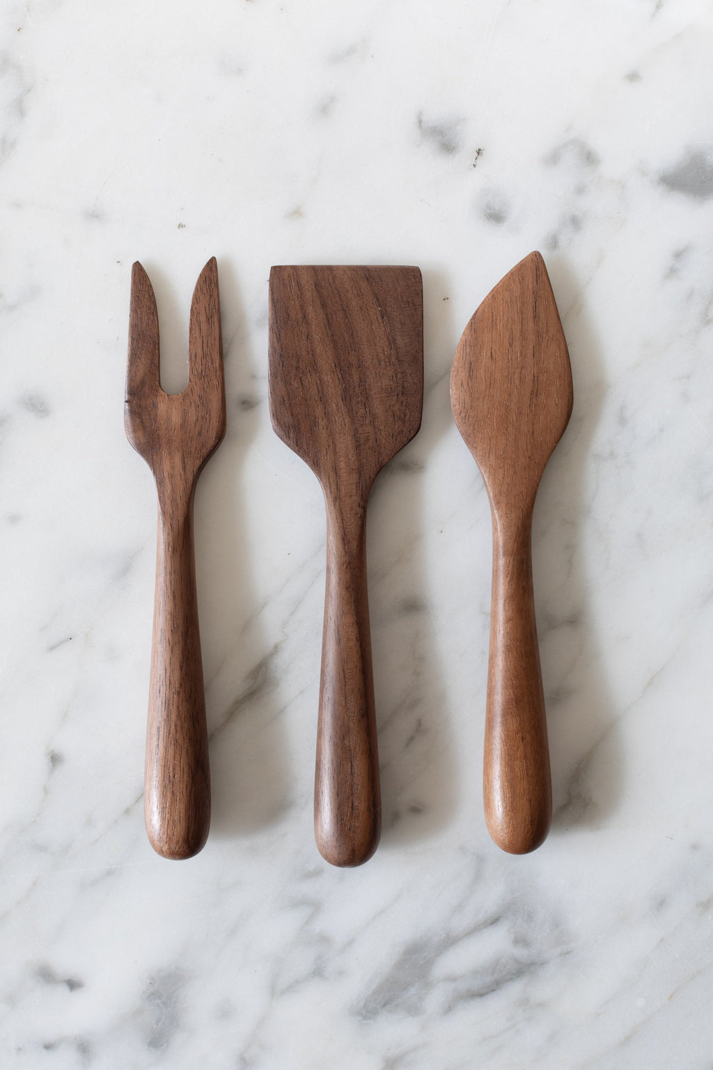 Walnut Cheese Knife Set